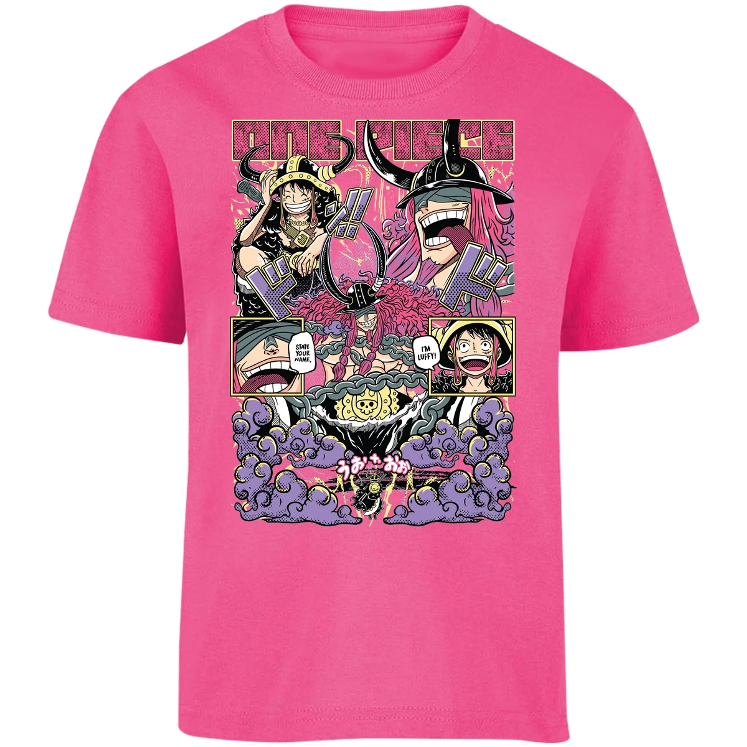 Playera One Piece Luffy Loki para Niño 2