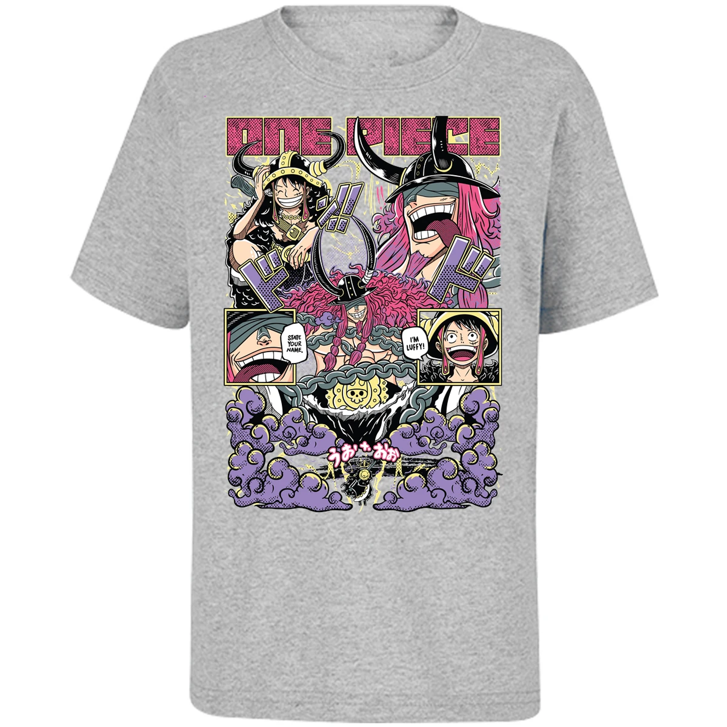 Playera One Piece Luffy Loki para Niño 3