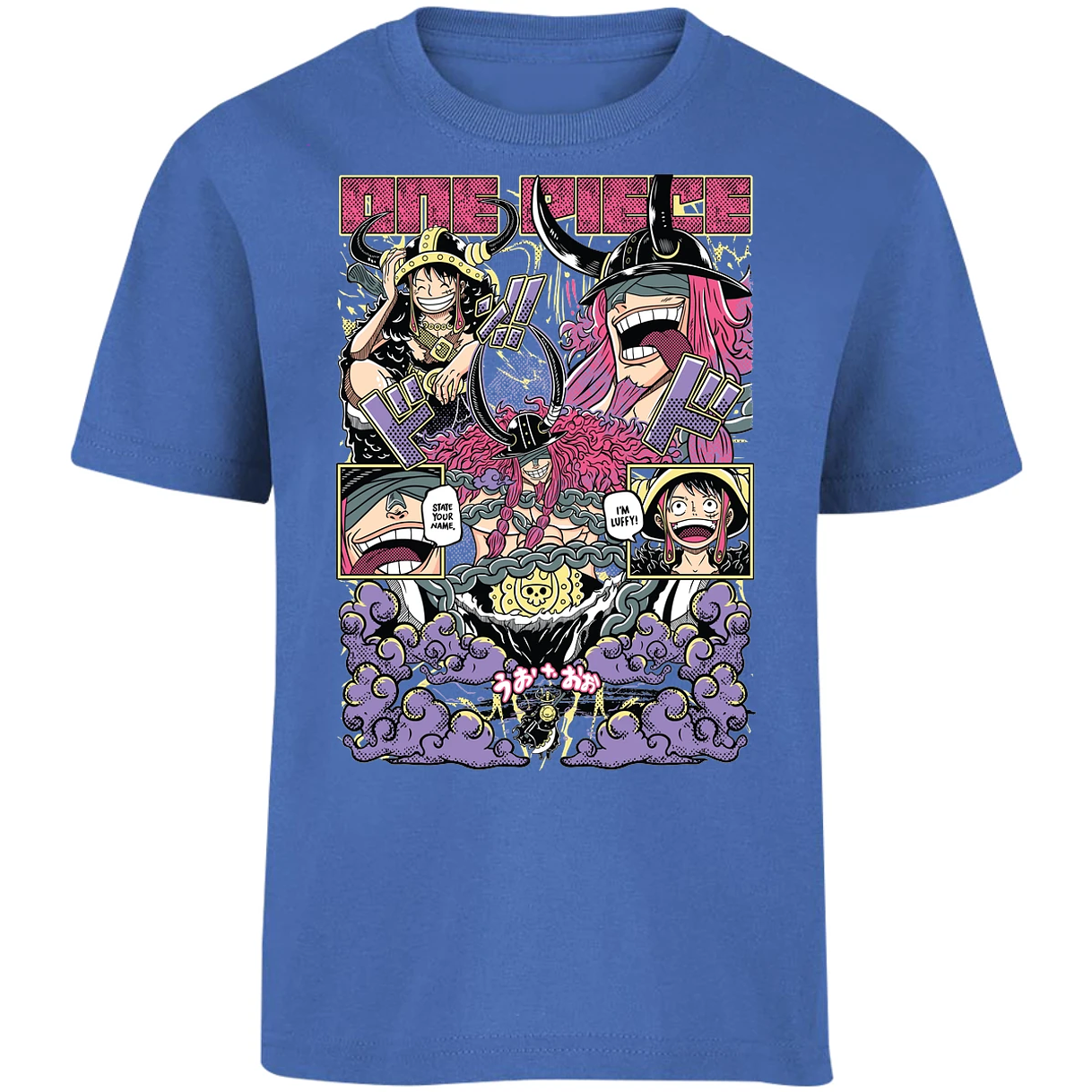 Playera One Piece Luffy Loki para Niño 4