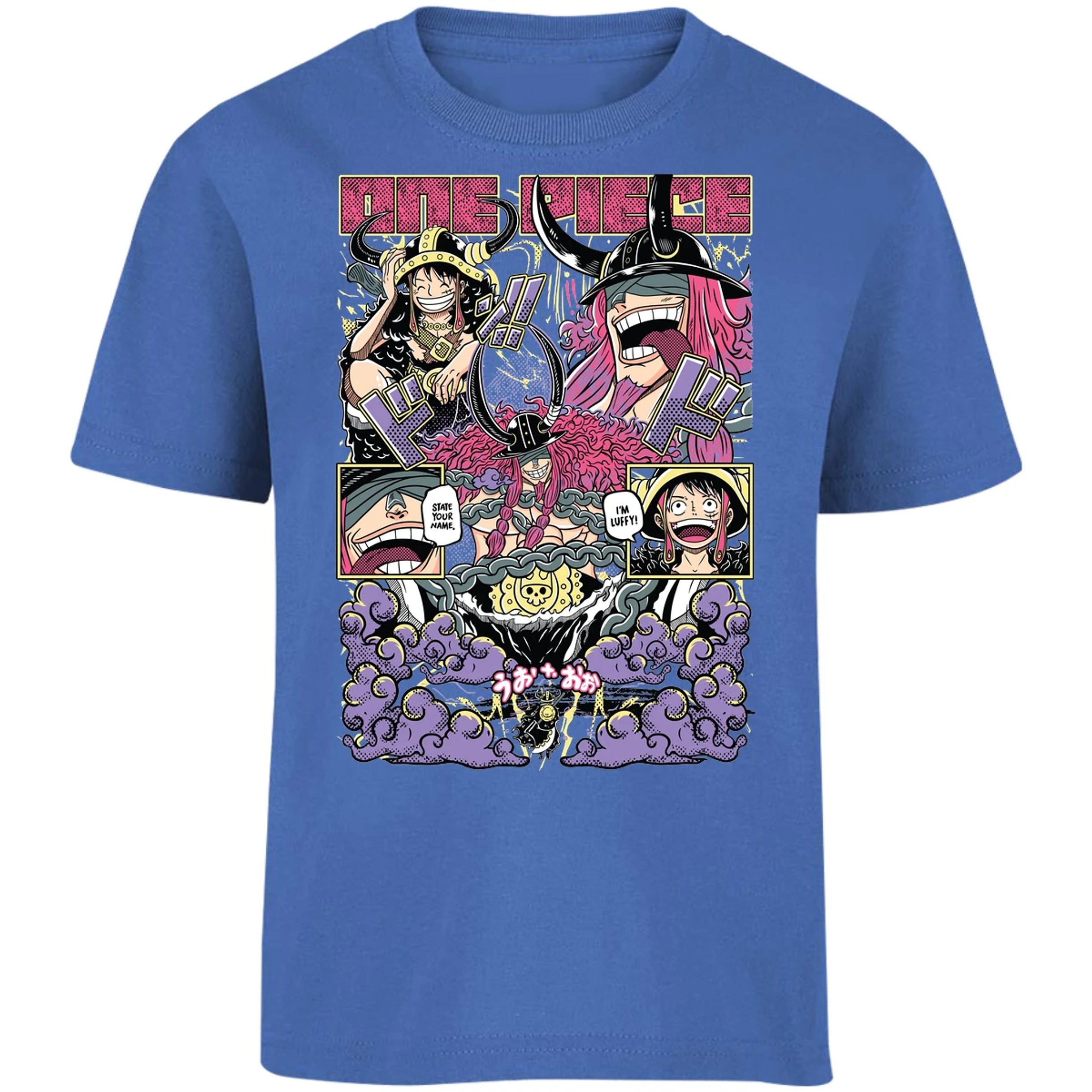 Playera One Piece Luffy Loki para Niño 4