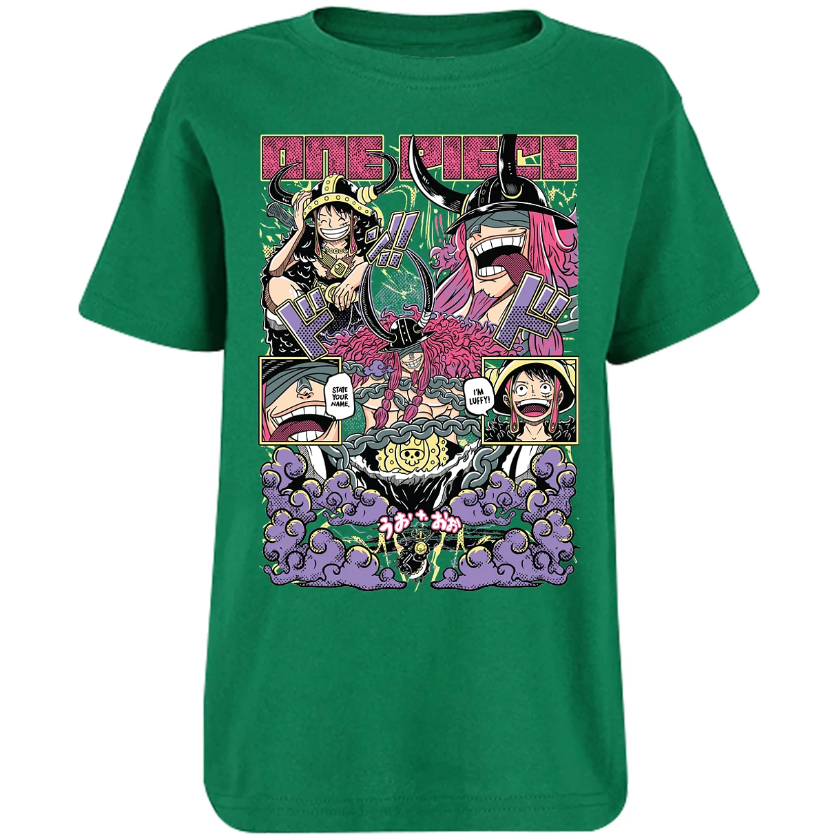 Playera One Piece Luffy Loki para Niño 6