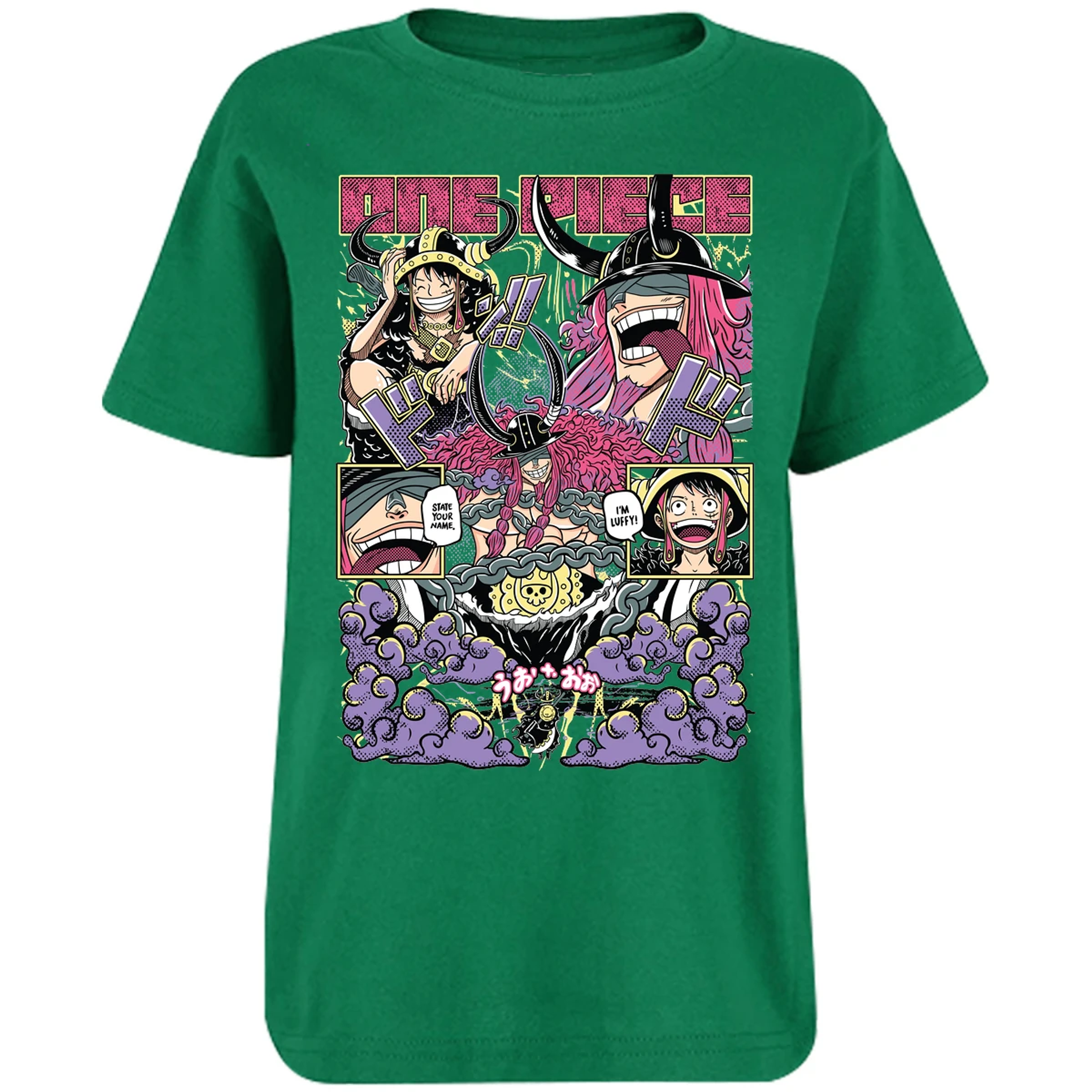 Playera One Piece Luffy Loki para Niño 6