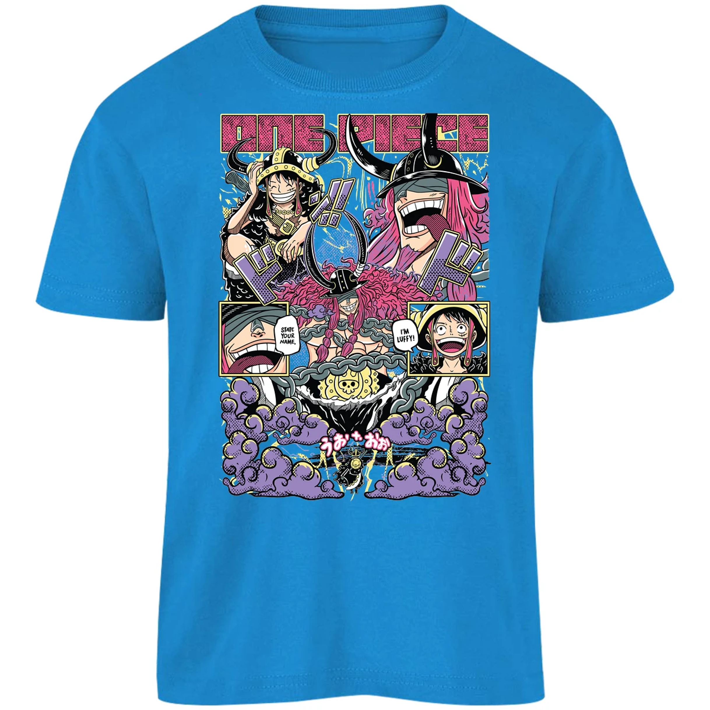 Playera One Piece Luffy Loki para Niño 8