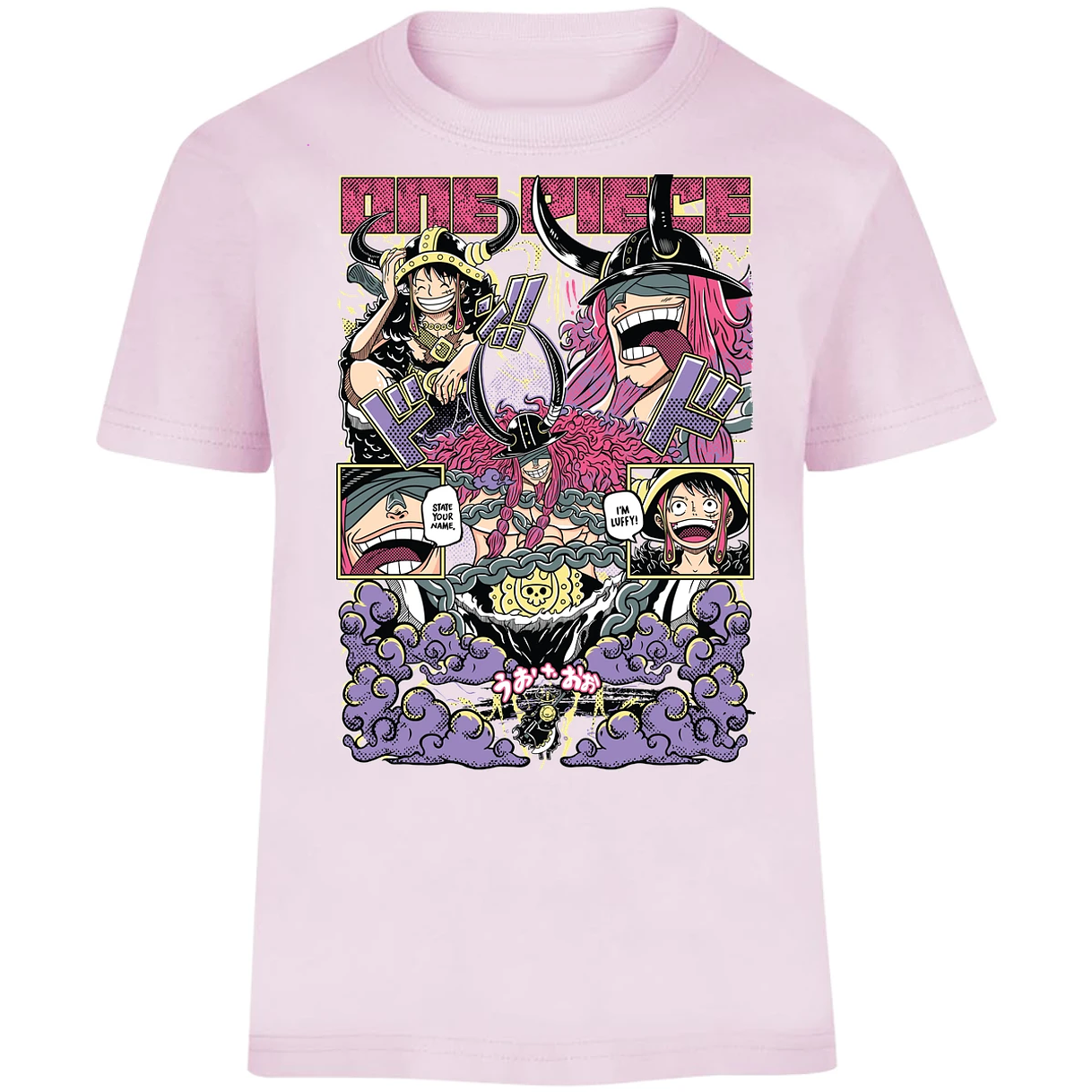 Playera One Piece Luffy Loki para Niño 9