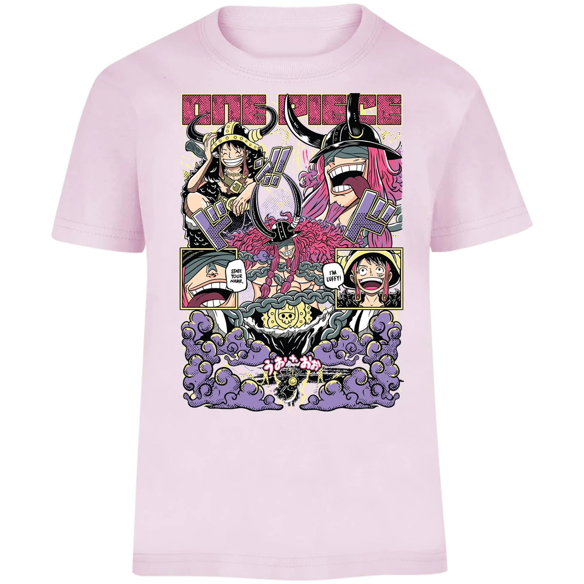 Playera One Piece Luffy Loki para Niño 9