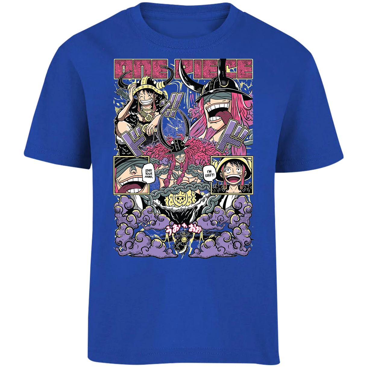 Playera One Piece Luffy Loki para Niño 10