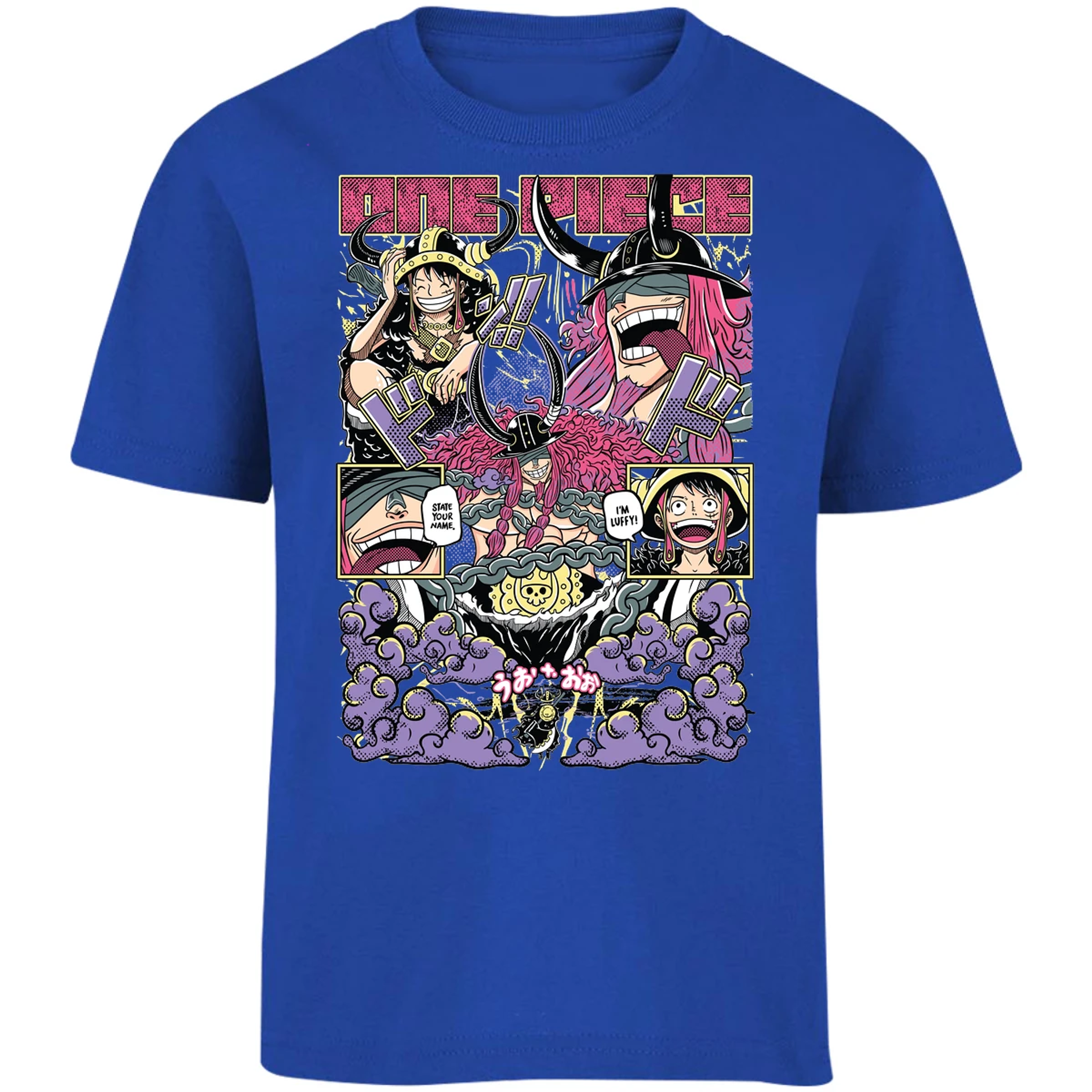 Playera One Piece Luffy Loki para Niño 10
