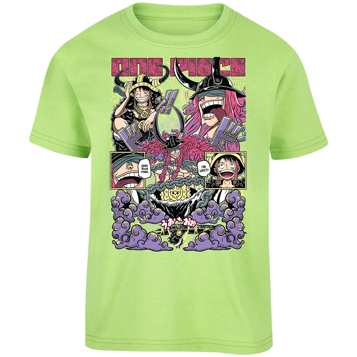 Playera One Piece Luffy Loki para Niño 11