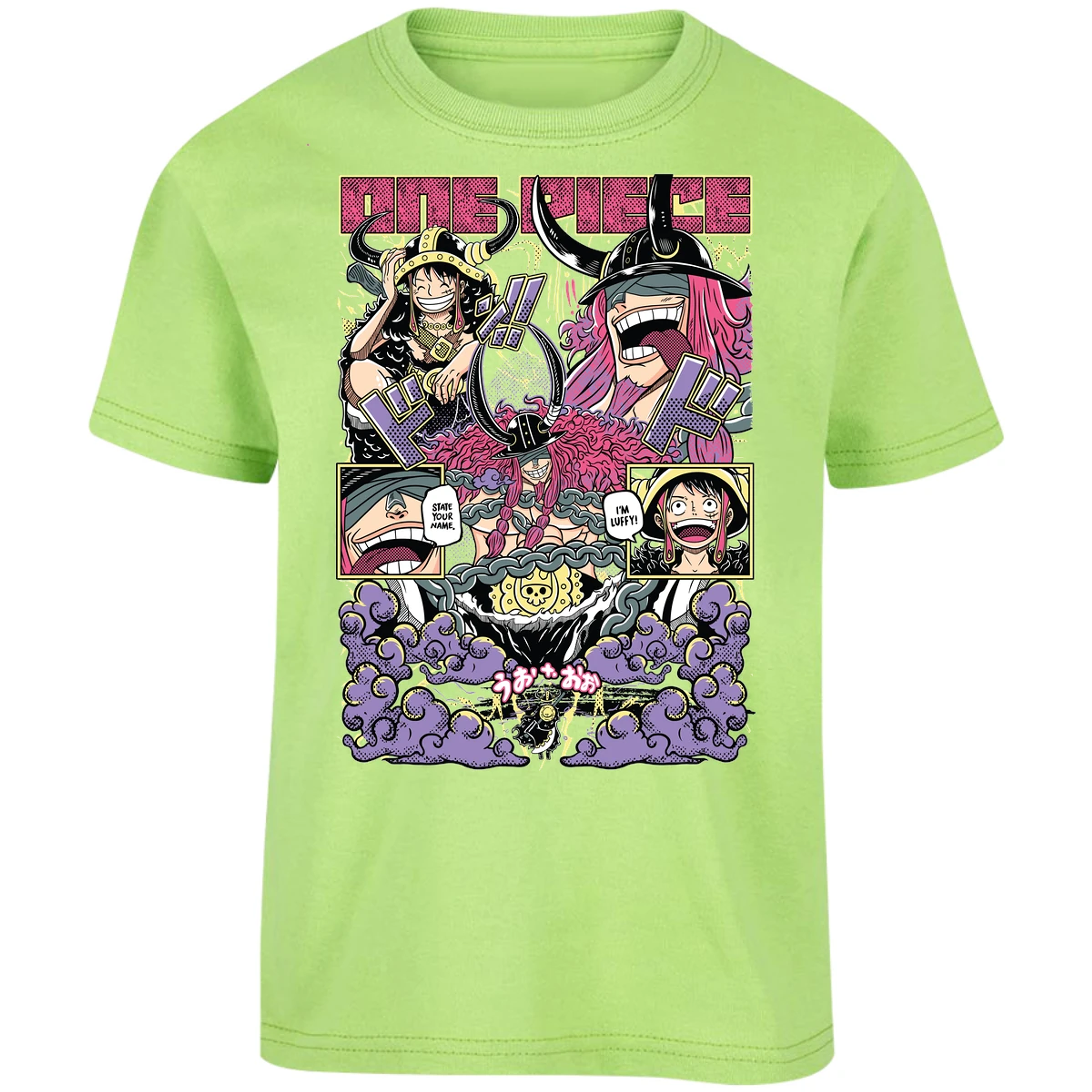 Playera One Piece Luffy Loki para Niño 11