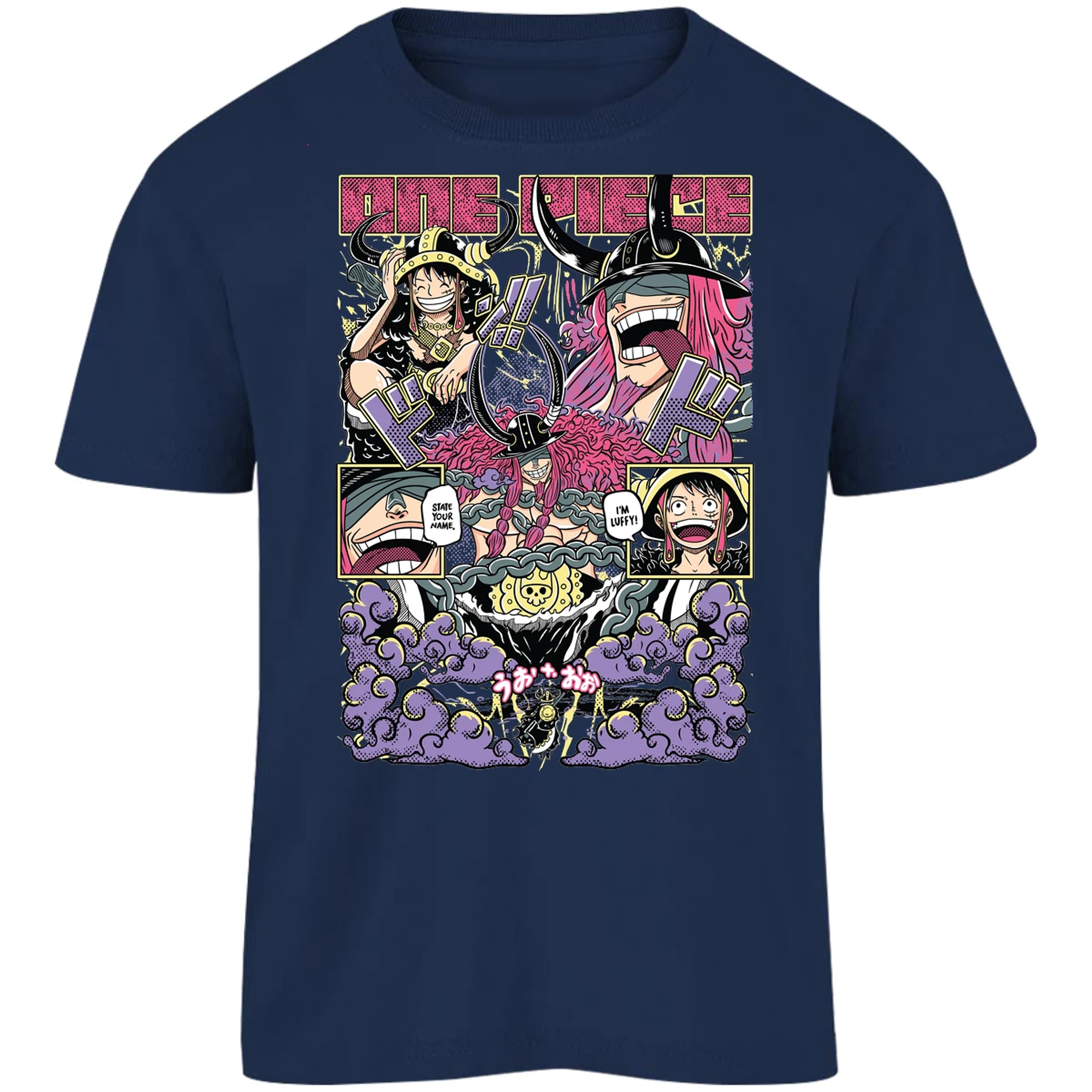 Playera One Piece Luffy Loki para Niño 13