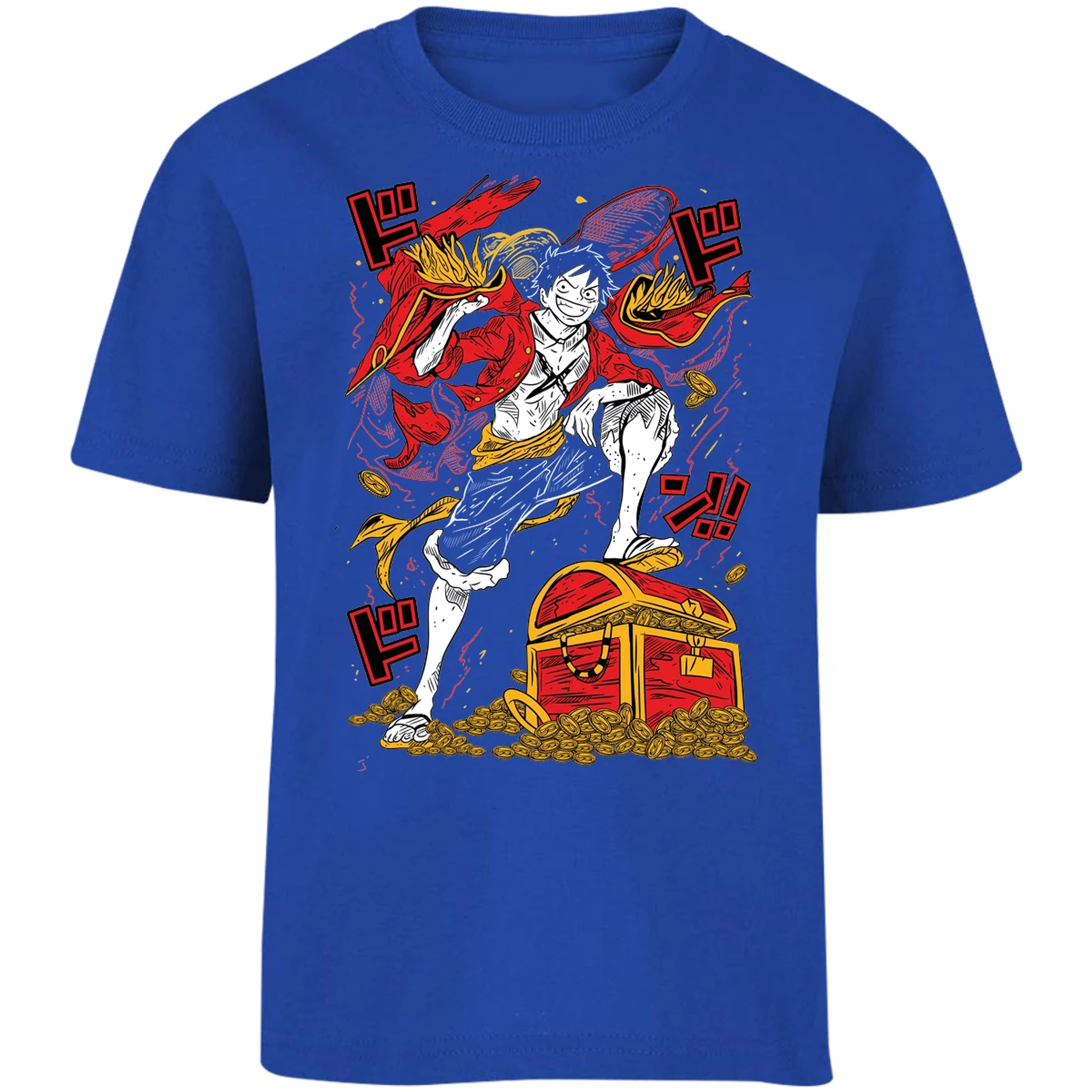 Playera One Piece Luffy Tesoro Anime para Niño 2