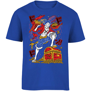 Playera One Piece Luffy Tesoro Anime para Niño