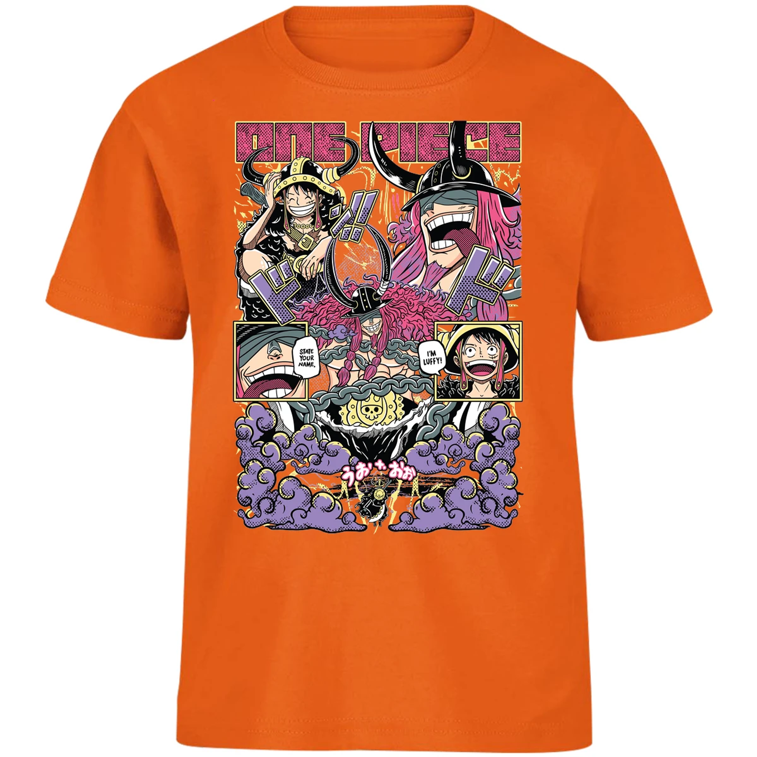 Playera One Piece Luffy Loki para Niño 15