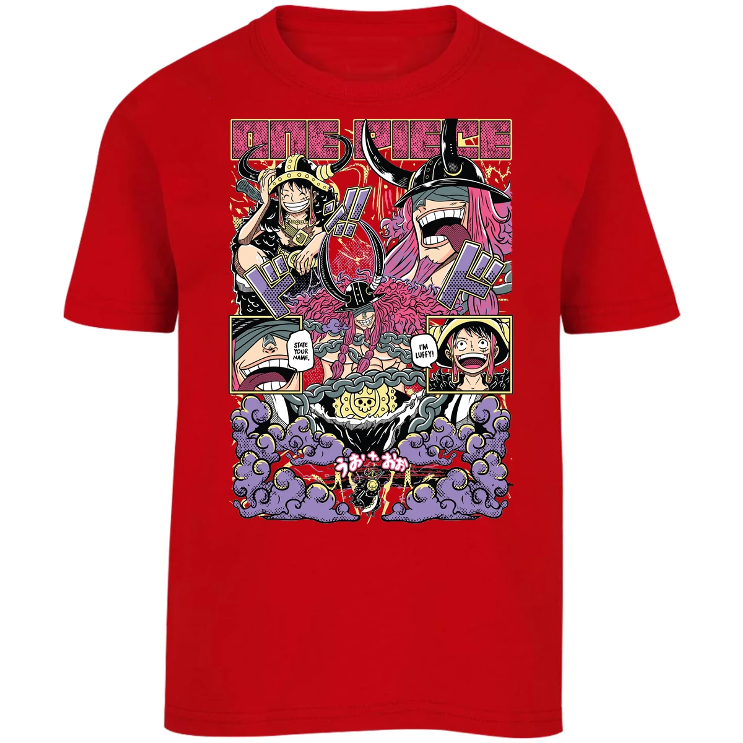 Playera One Piece Luffy Loki para Niño 16