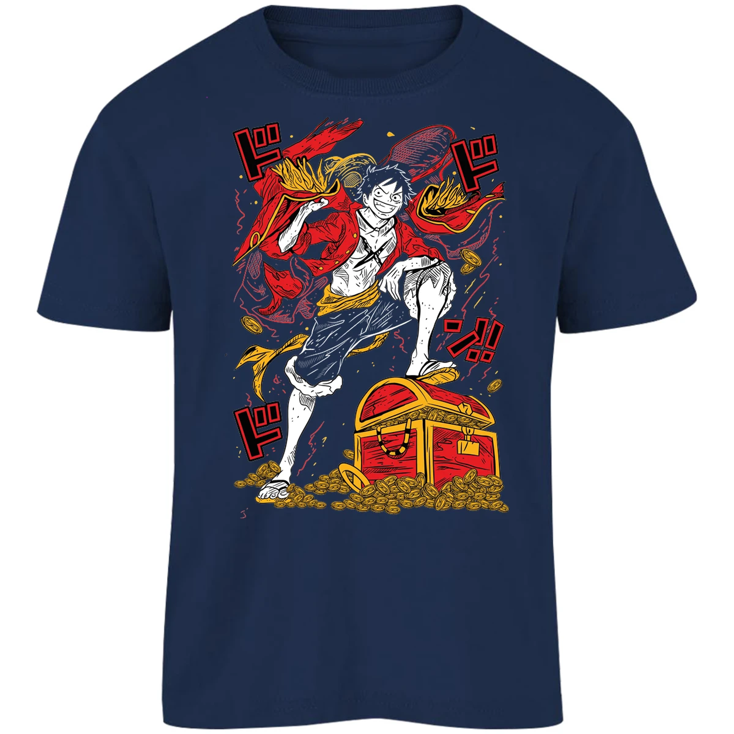 Playera One Piece Luffy Tesoro Anime para Niño 6