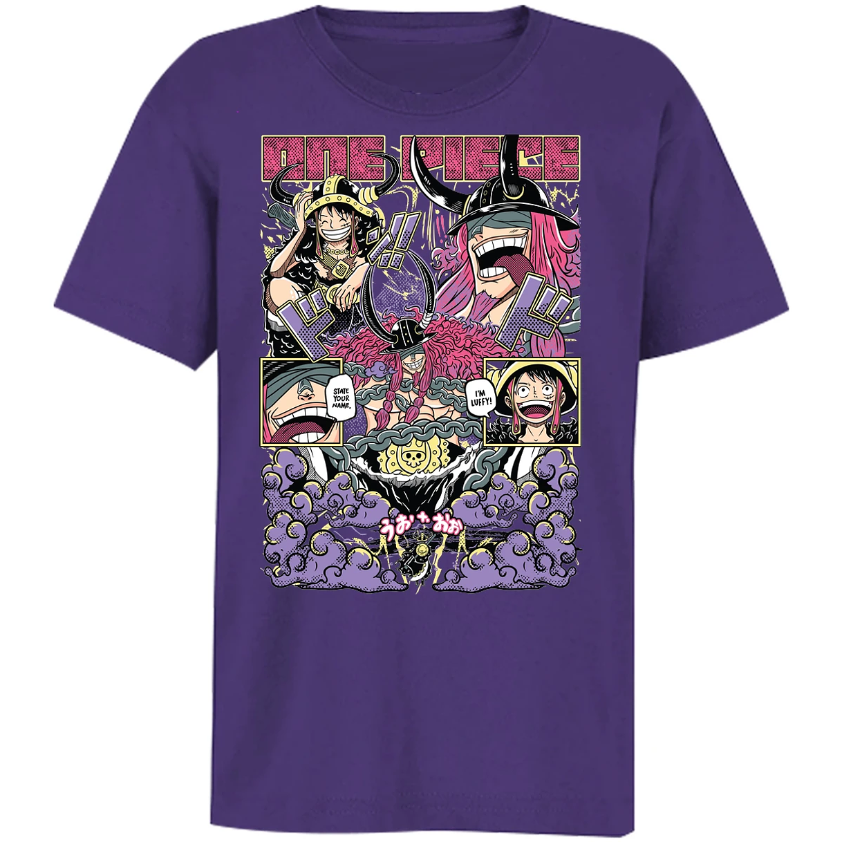 Playera One Piece Luffy Loki para Niño 17
