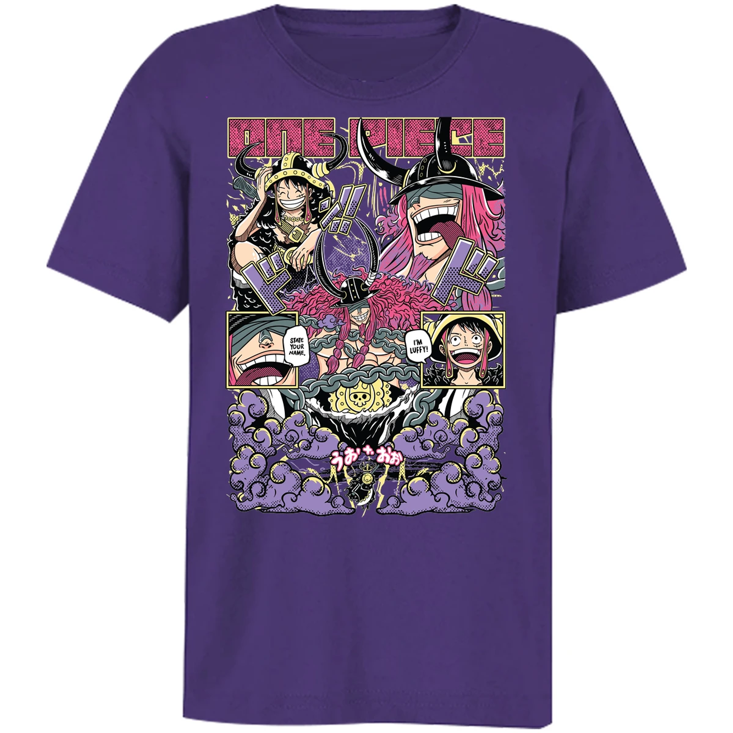 Playera One Piece Luffy Loki para Niño 17