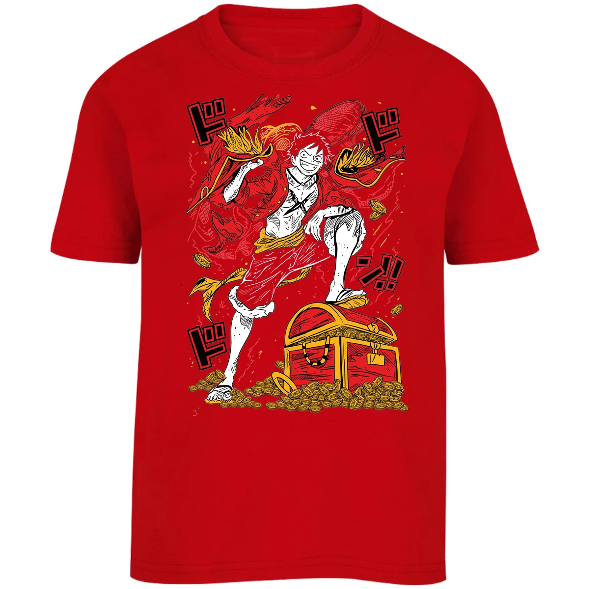 Playera One Piece Luffy Tesoro Anime para Niño 8