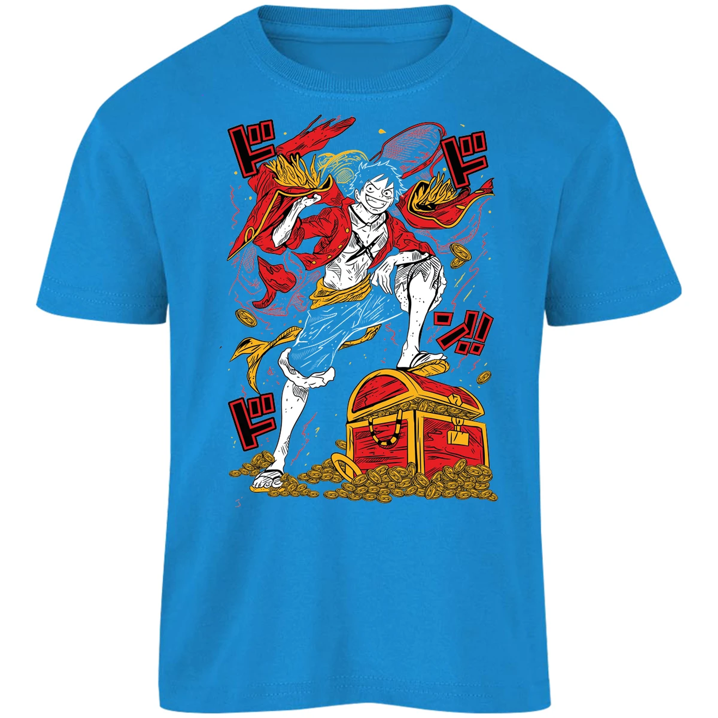 Playera One Piece Luffy Tesoro Anime para Niño 12