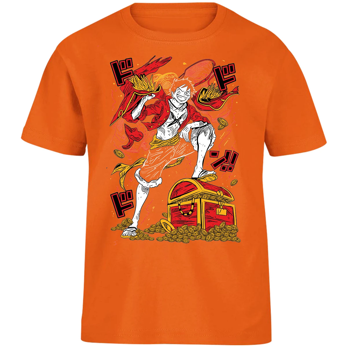 Playera One Piece Luffy Tesoro Anime para Niño 24