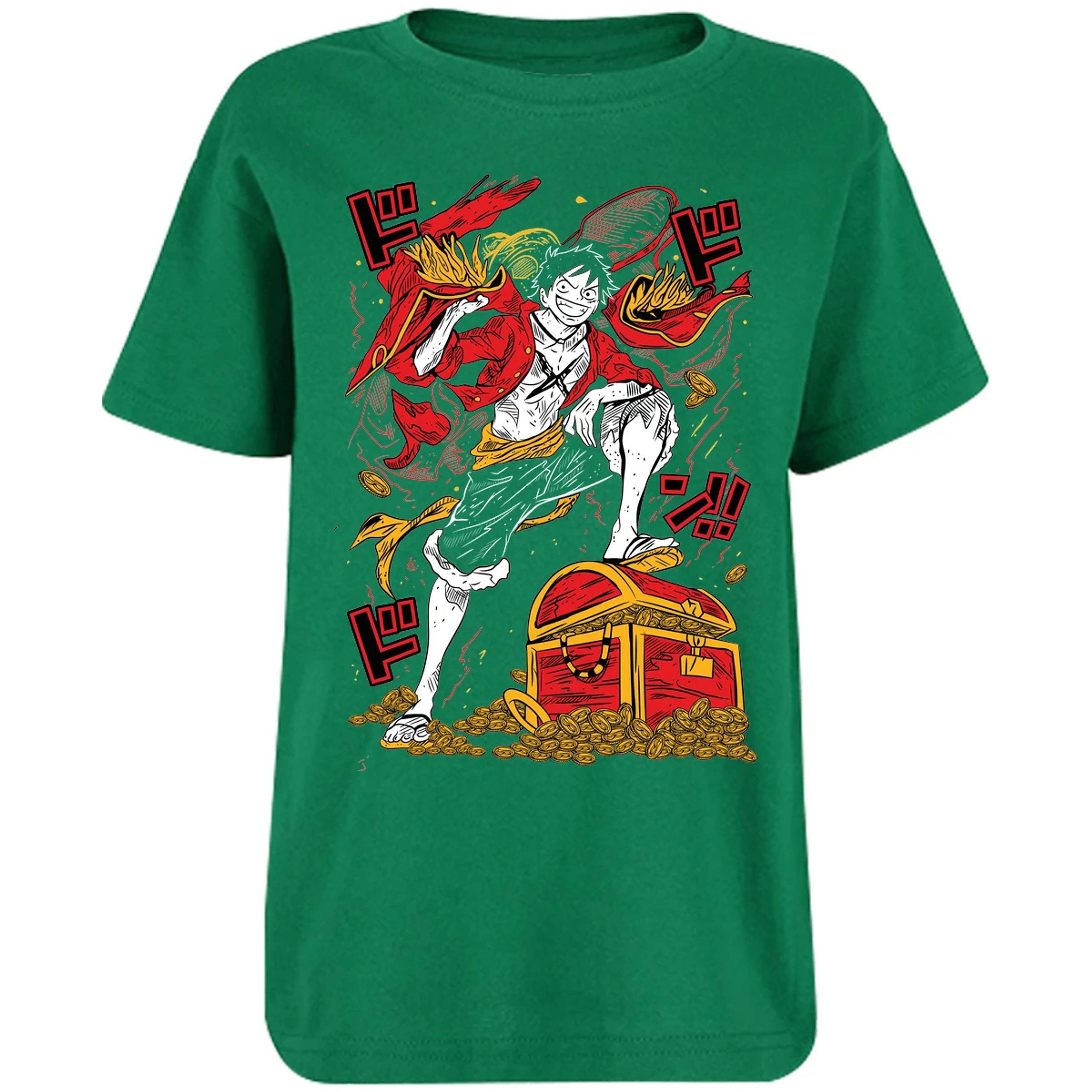 Playera One Piece Luffy Tesoro Anime para Niño 28