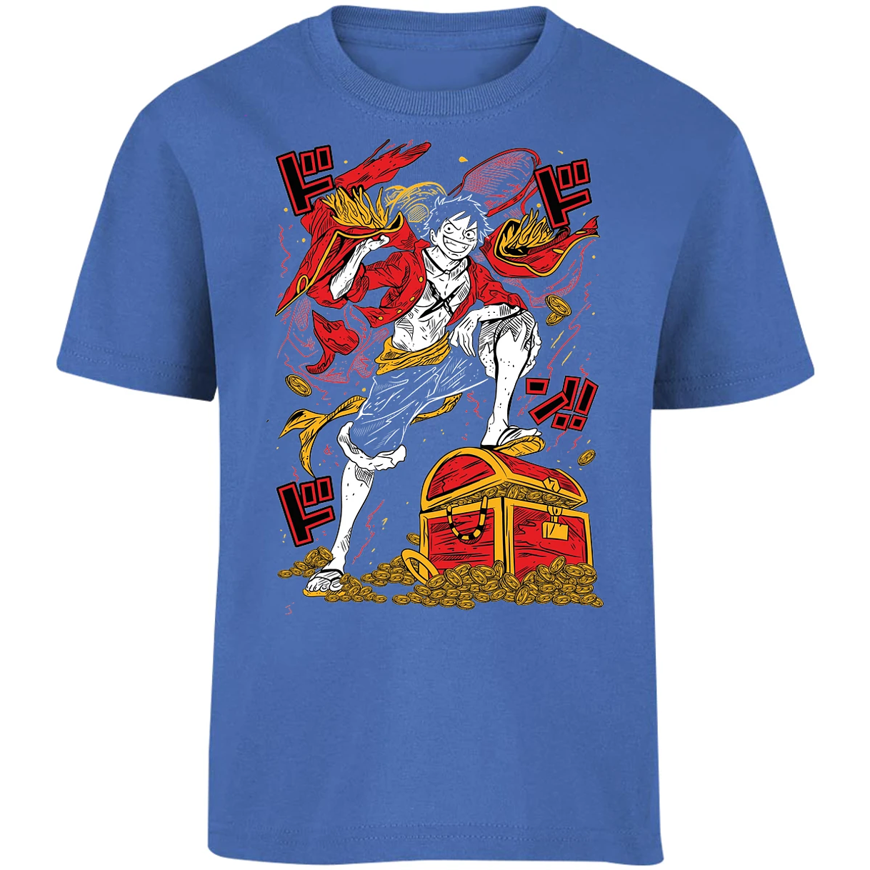 Playera One Piece Luffy Tesoro Anime para Niño 30