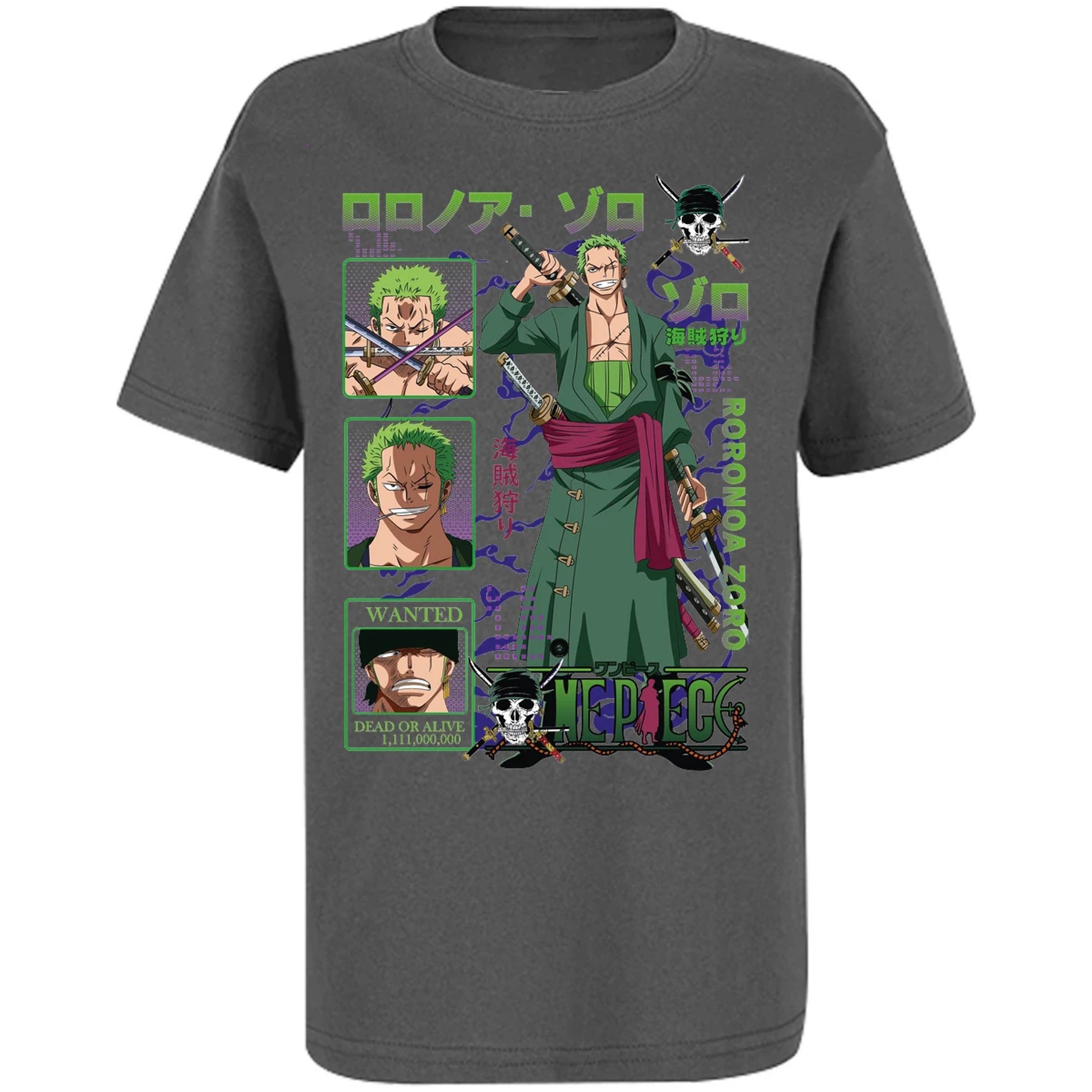 Playera One Piece Zoro One Piece para Niño 8