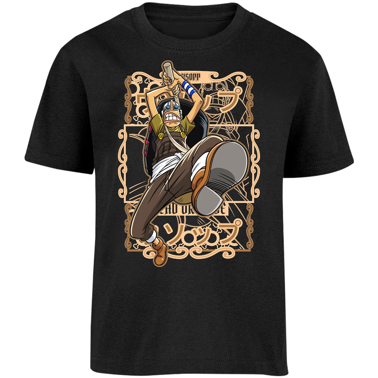 Playera One Piece Ussop para Niño 8