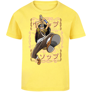 Playera One Piece Ussop para Niño