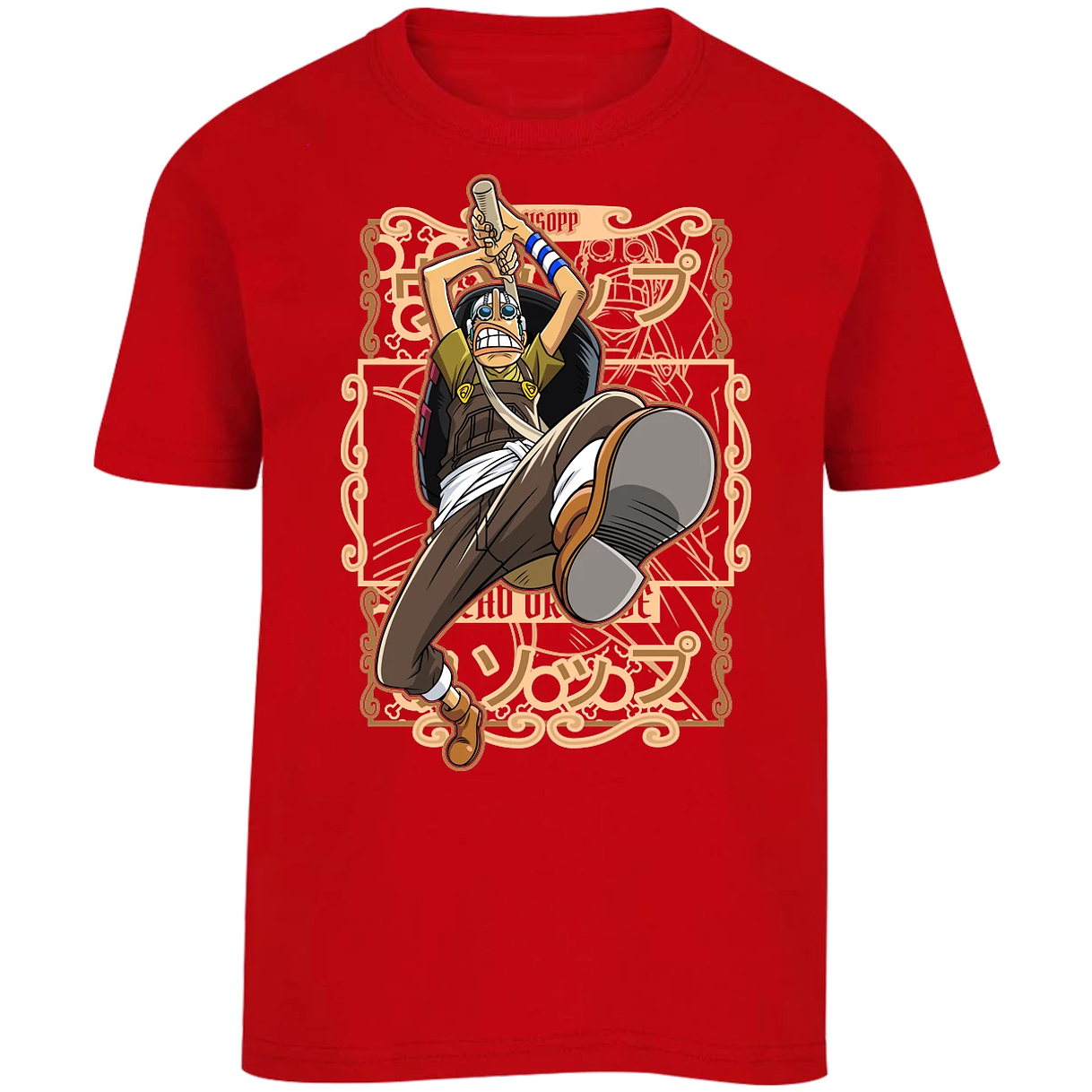 Playera One Piece Ussop para Niño 14