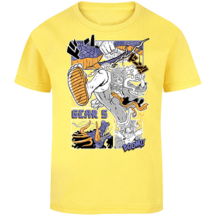 Playera One Piece Luffy Gear 5 para Niño