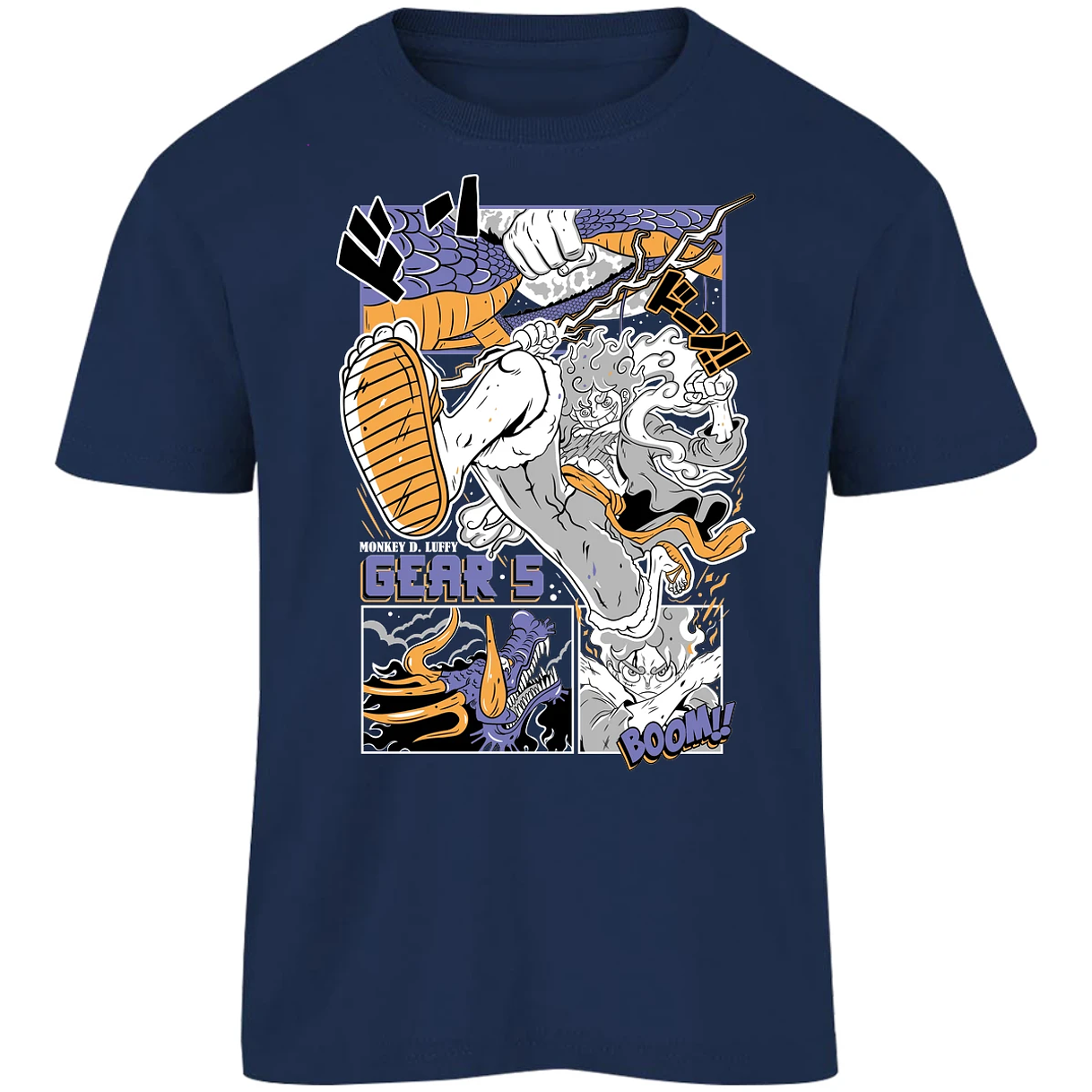 Playera One Piece Luffy Gear 5 para Niño 10