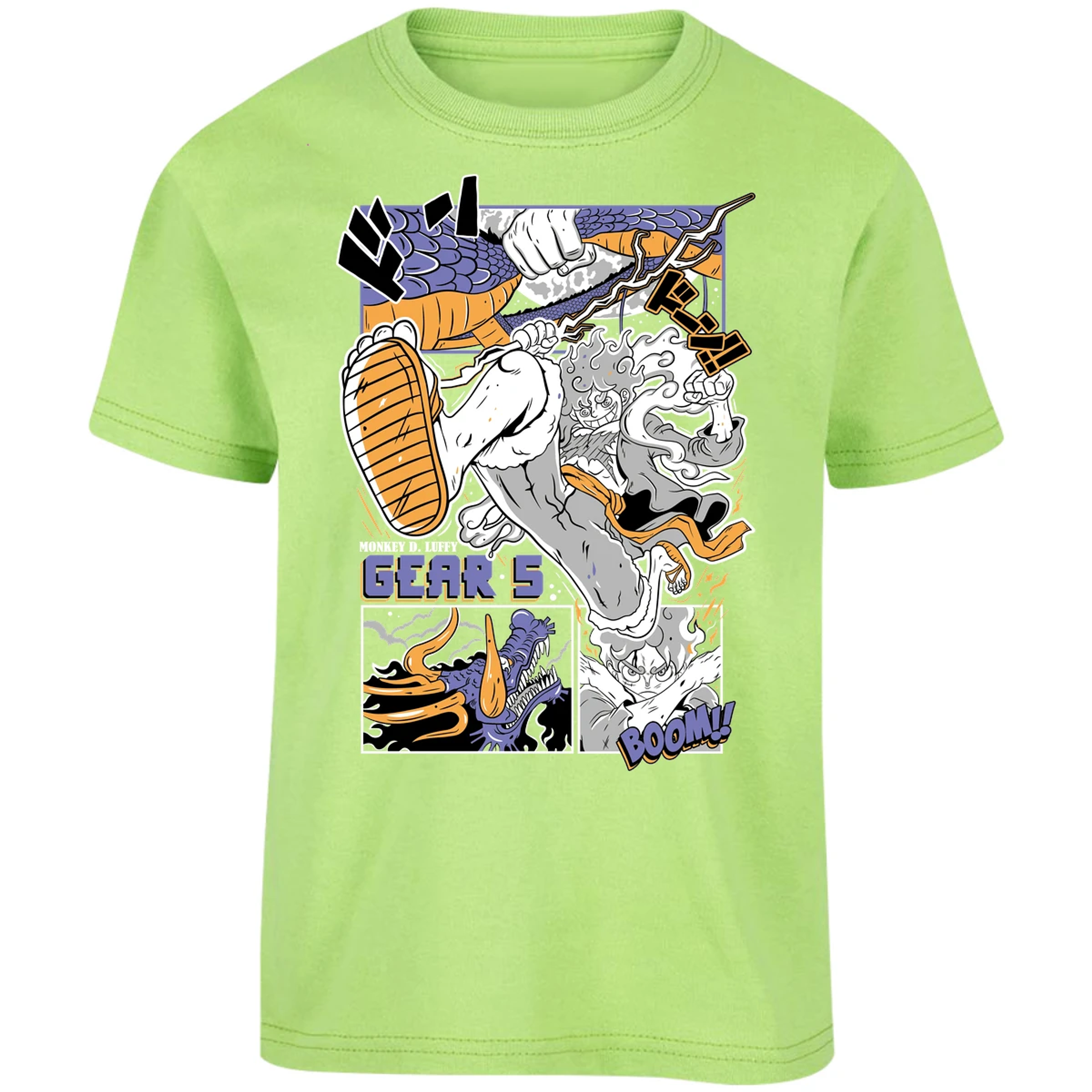 Playera One Piece Luffy Gear 5 para Niño 18