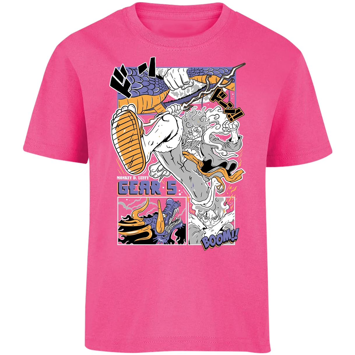 Playera One Piece Luffy Gear 5 para Niño 20