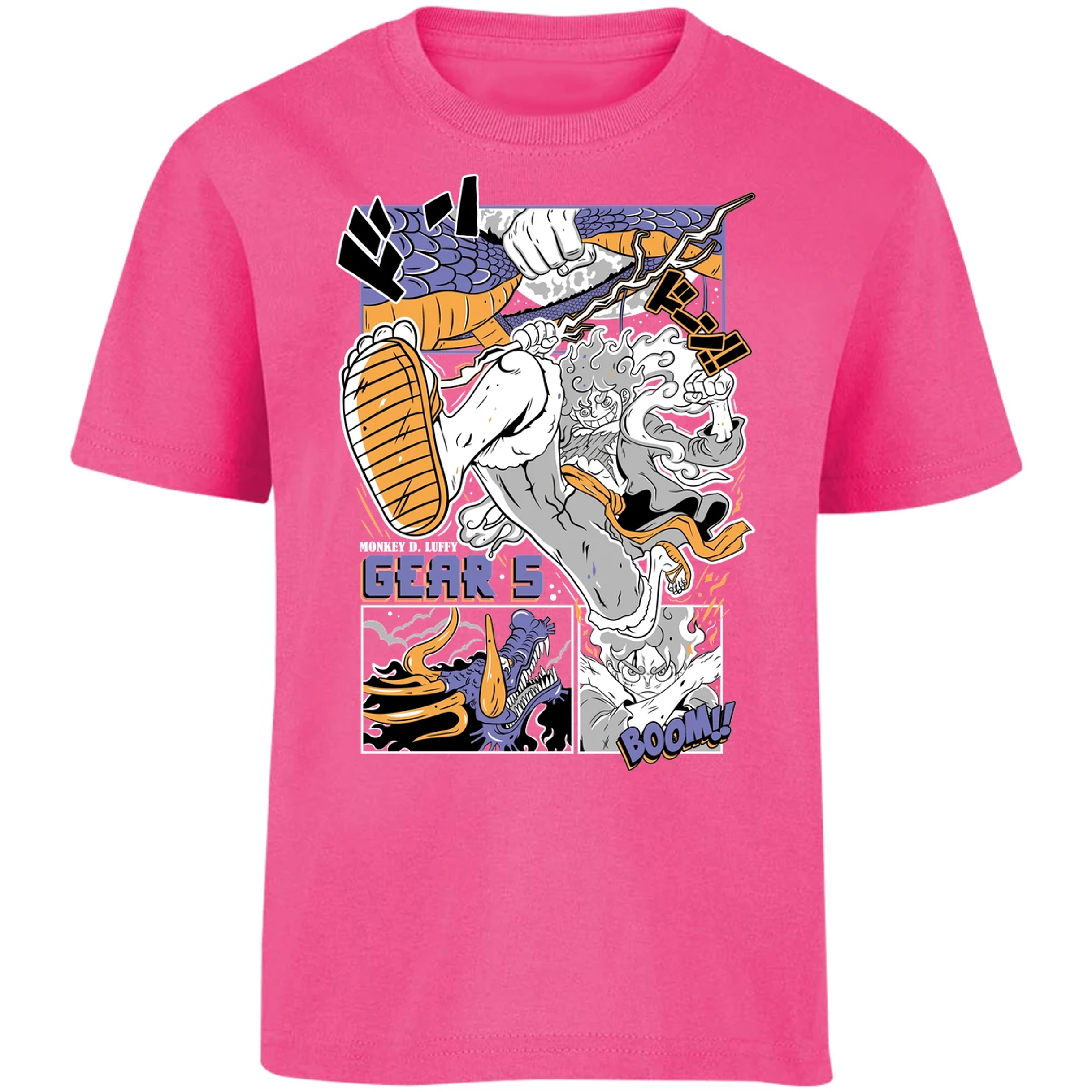 Playera One Piece Luffy Gear 5 para Niño 20