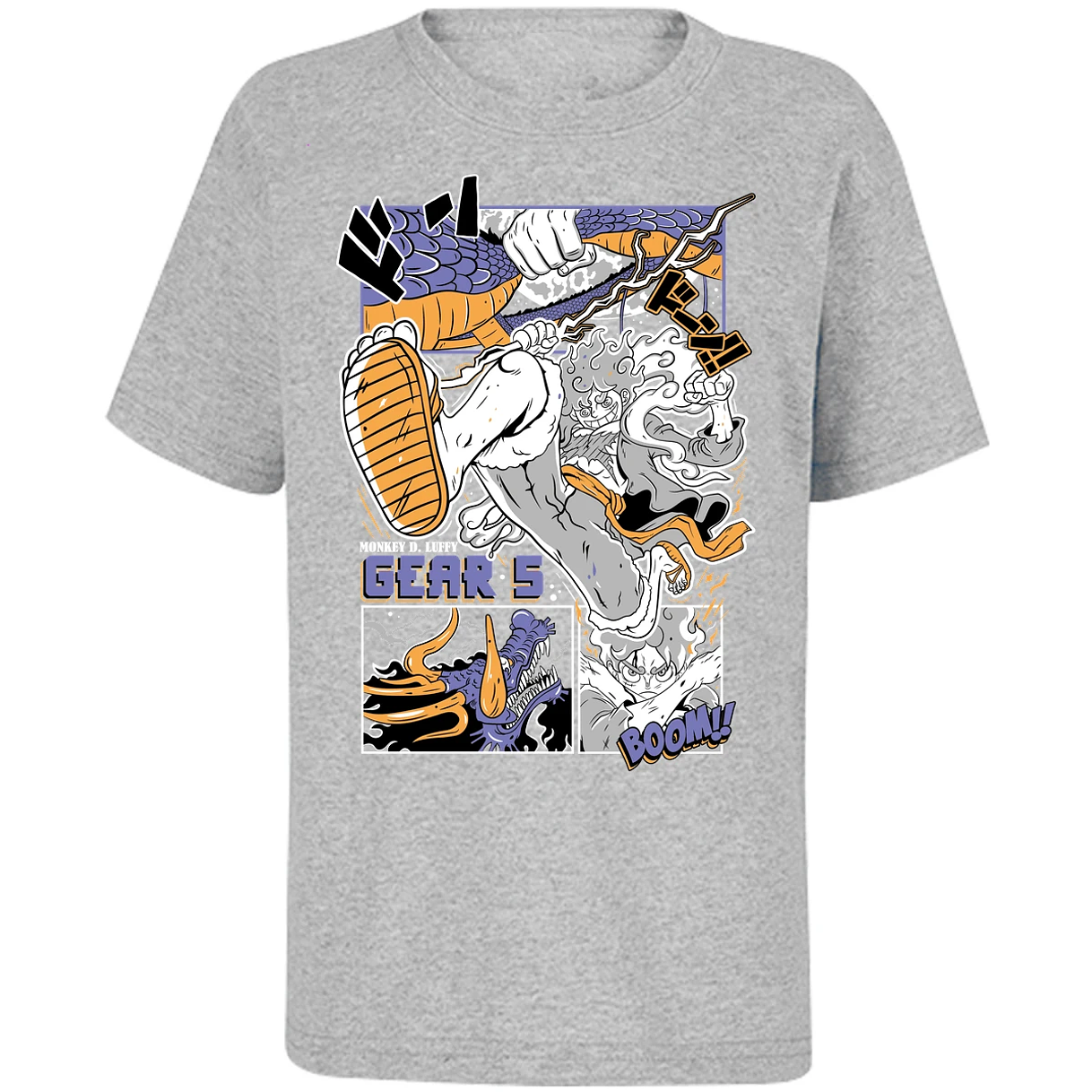 Playera One Piece Luffy Gear 5 para Niño 34