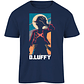 Playera One Piece Anime Luffy Silueta para Niño - Miniatura 4