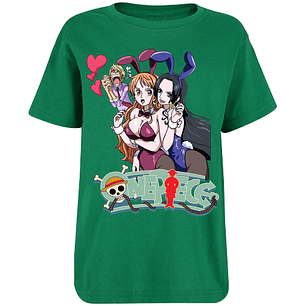 Playera One Piece Nami Y Boa para Niño