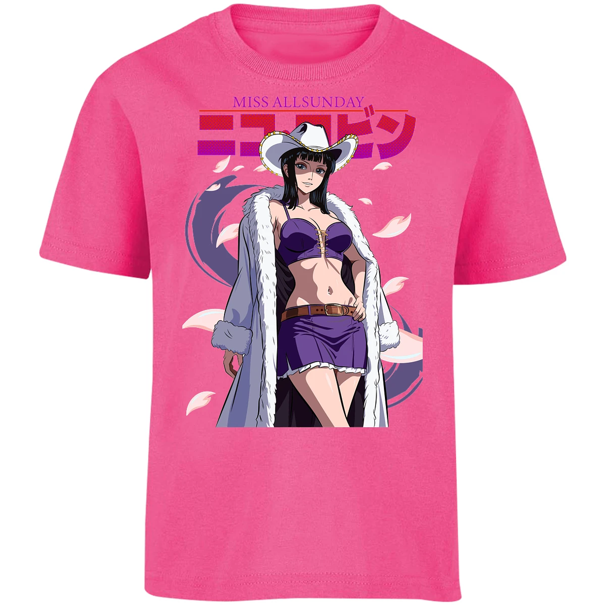 Playera One Piece Nico Miss Allsunday para Niño 2