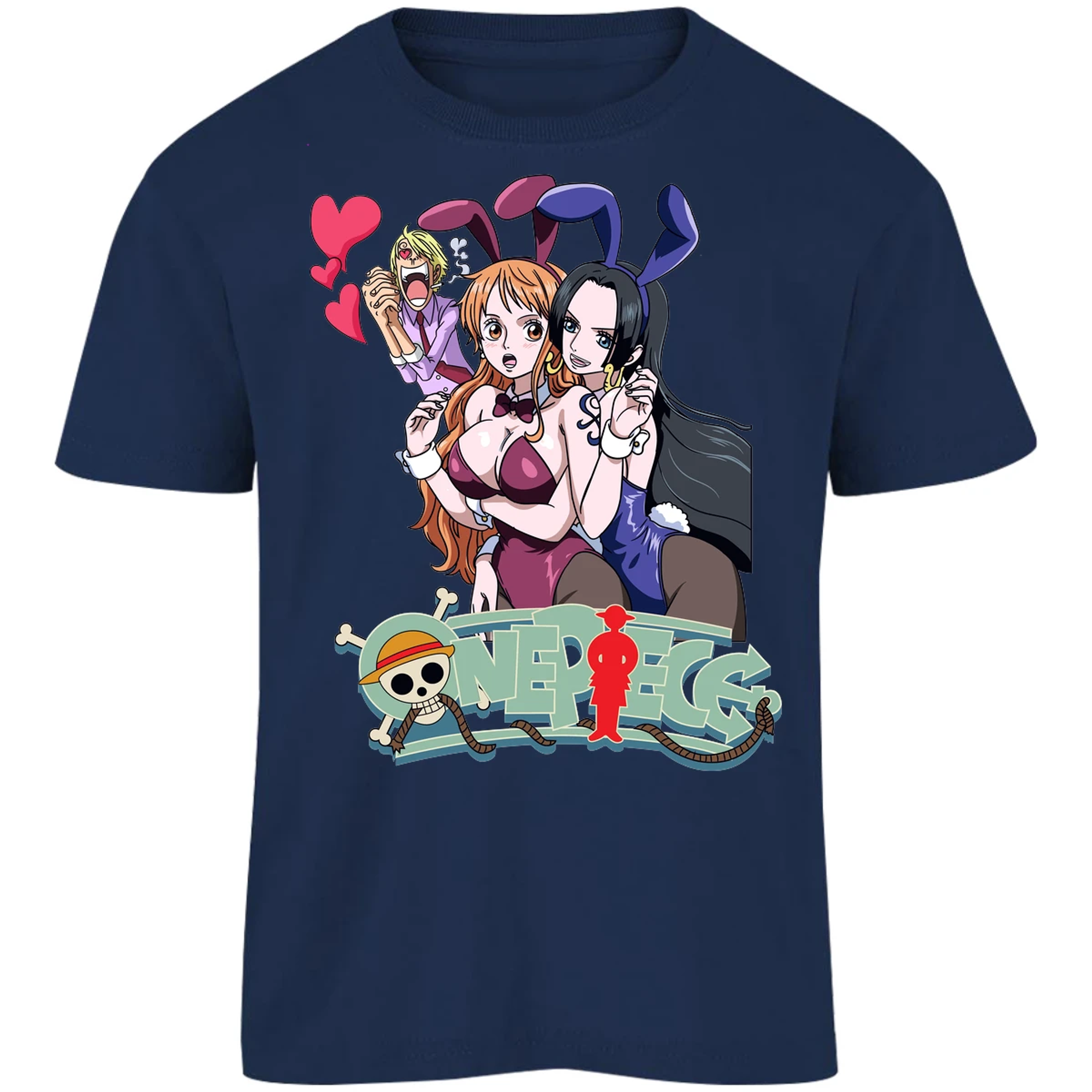 Playera One Piece Nami Y Boa para Niño 22
