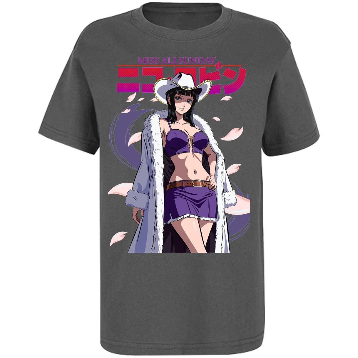 Playera One Piece Nico Miss Allsunday para Niño 8