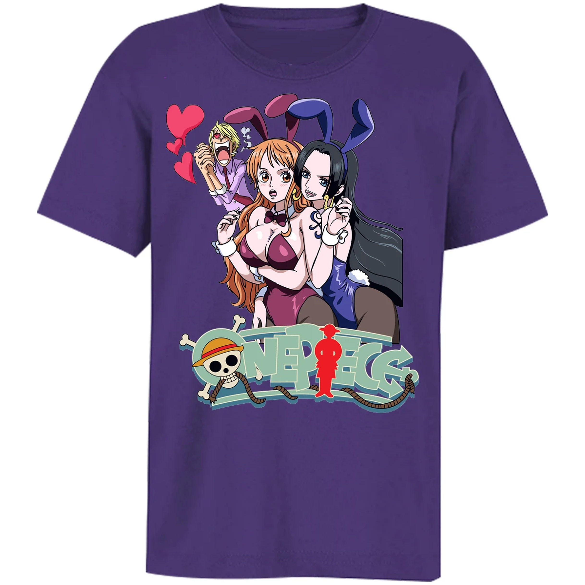 Playera One Piece Nami Y Boa para Niño 26