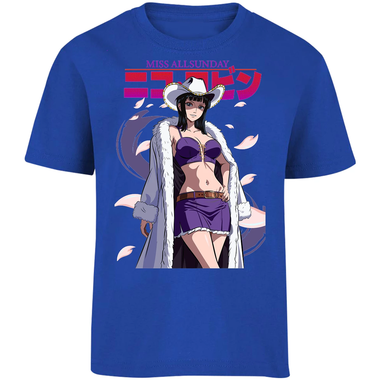 Playera One Piece Nico Miss Allsunday para Niño 18