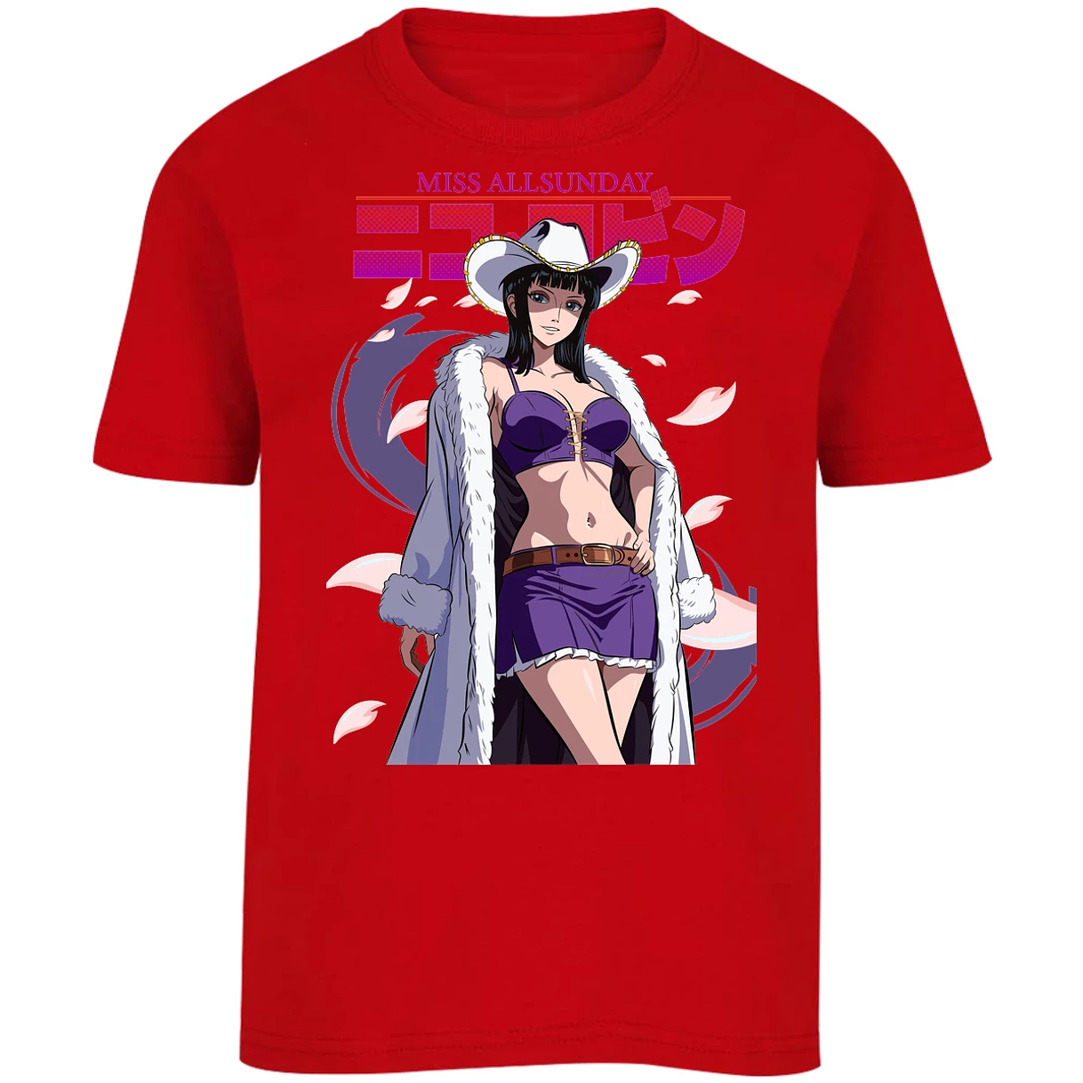 Playera One Piece Nico Miss Allsunday para Niño 28