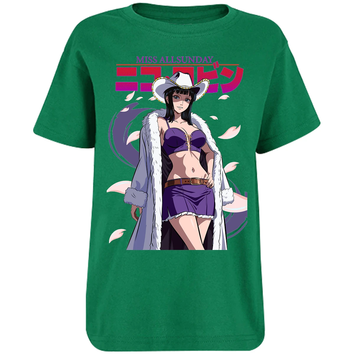 Playera One Piece Nico Miss Allsunday para Niño 34