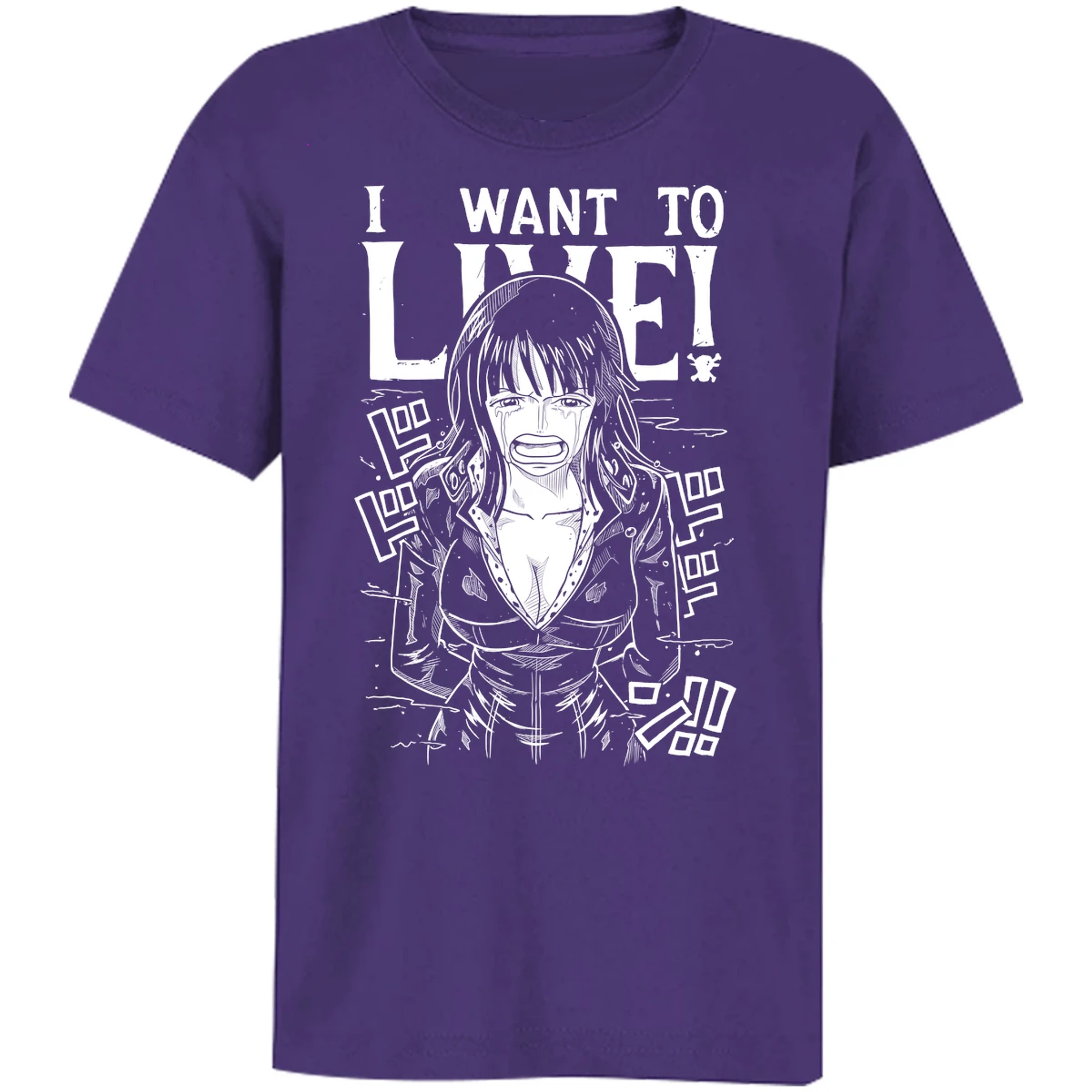 Playera One Piece Robin One Piece para Niño 11