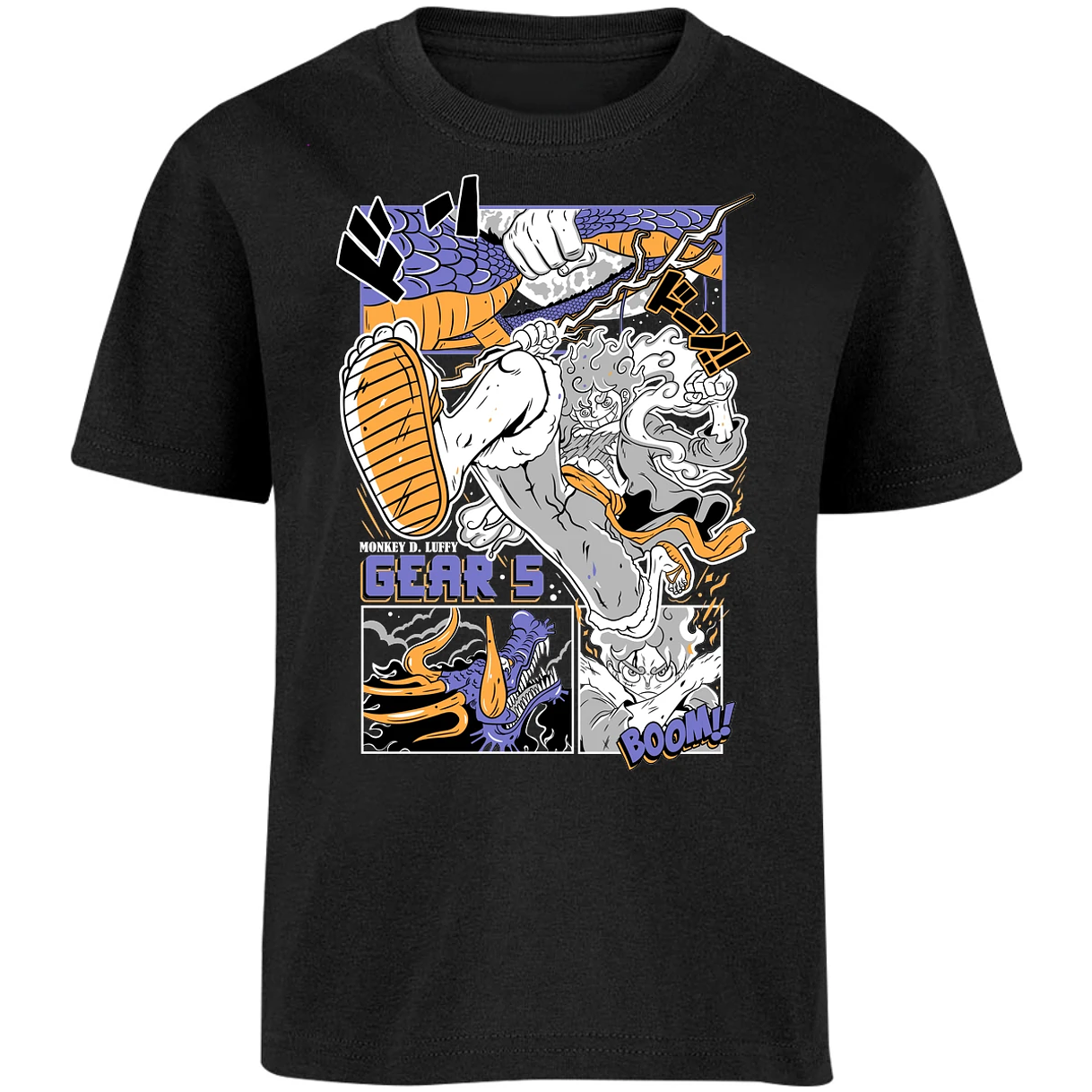 Playera One Piece Luffy Gear5 para Niño 34