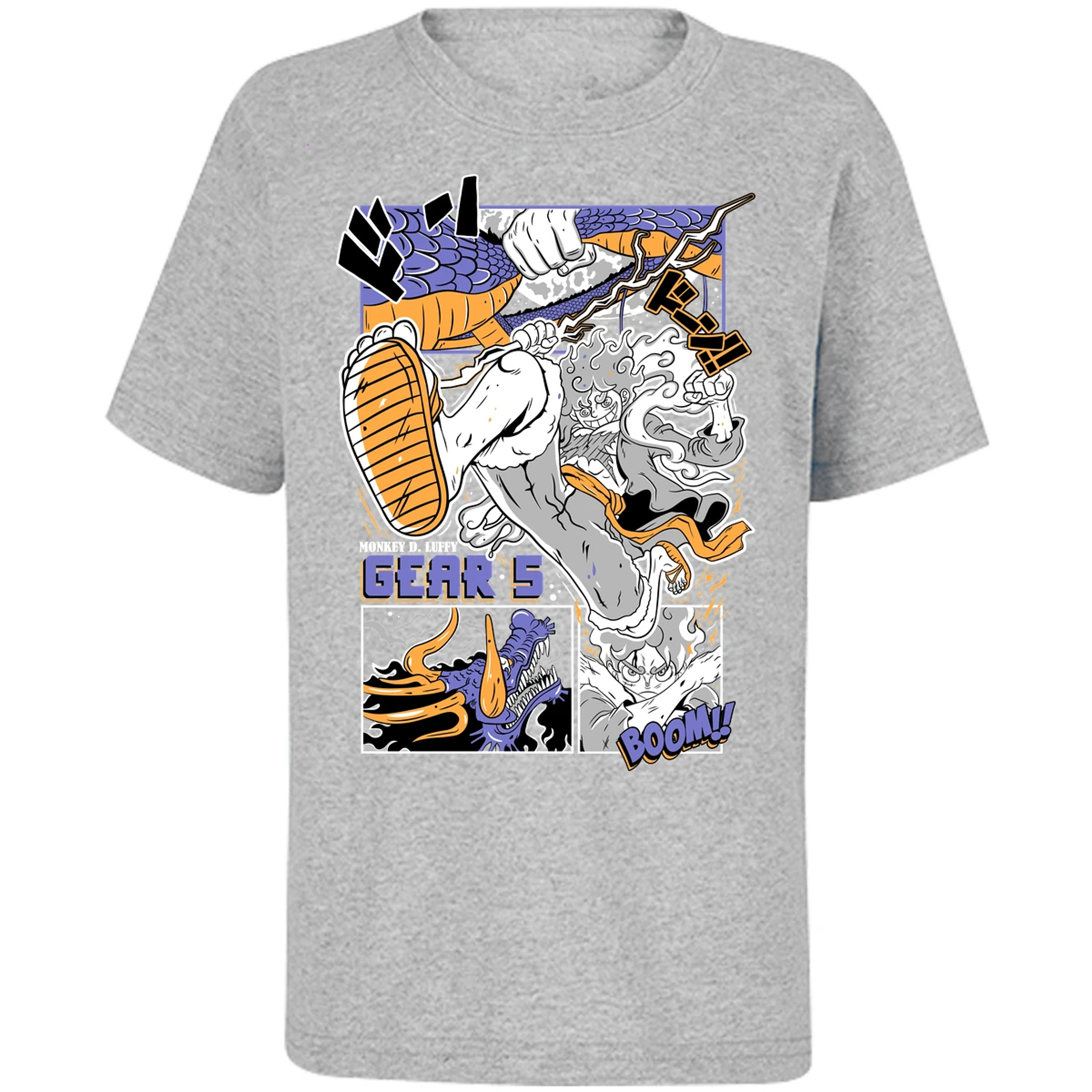 Playera One Piece Luffy Gear5 para Niño 14