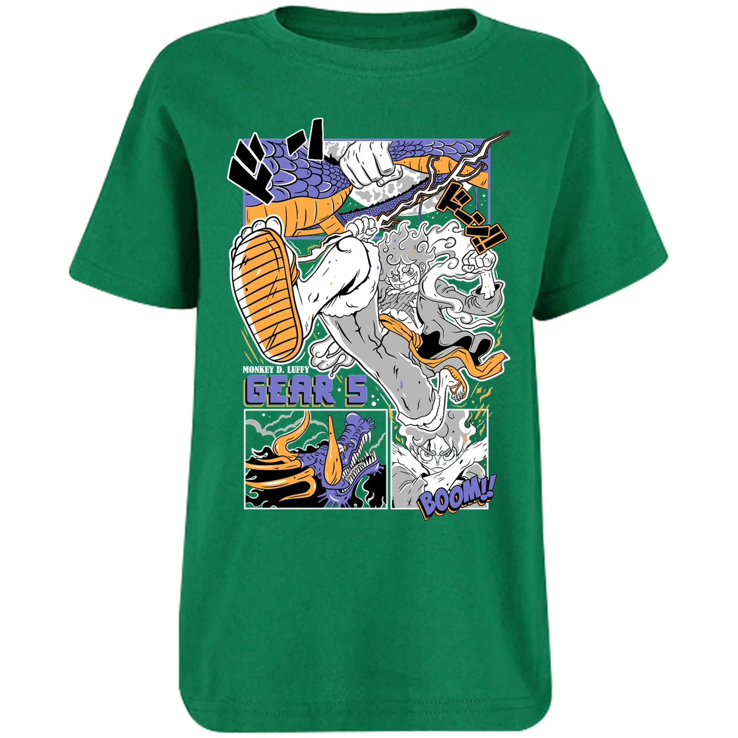 Playera One Piece Luffy Gear5 para Niño 16