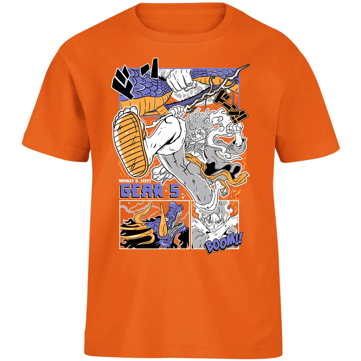 Playera One Piece Luffy Gear5 para Niño 30